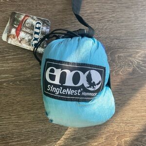 ENO Eagles Nest Outfitters Single Nest Hammock, Powder/Royal, Discontinued Color